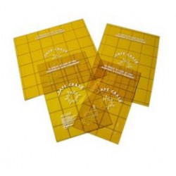 Lastra safe crash mm. 1000x1200 materiale plastico, colore giallo.