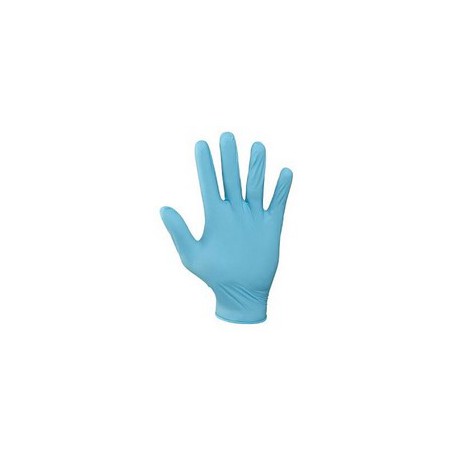 Confezione 20 pezzi guanti nitrile monouso colore azzurro mod. 393022.