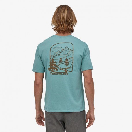 T-shirt per uomo PATAGONIA mod. 37417 M'S ROAM THE DIRT ORGANIC T-SHIRT.